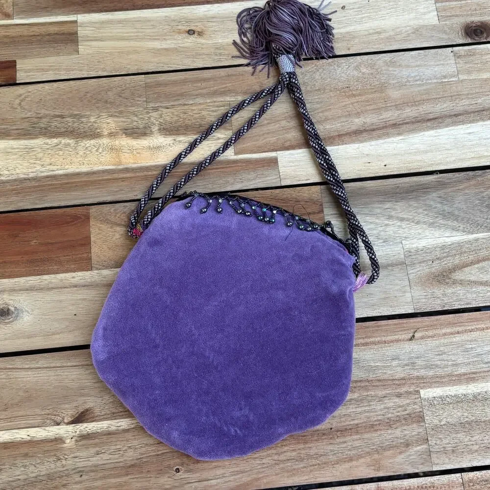 Dolores‎ Reiman Y2K Handmade Beaded Butterfly Purse | Boho Art Bag